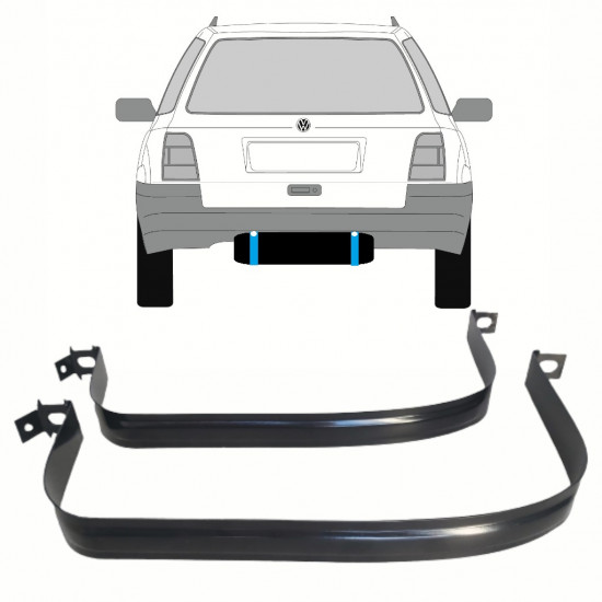 Cinghie serbatoio carburante per Volkswagen Golf 3 1991-1998 / COMBI 10182