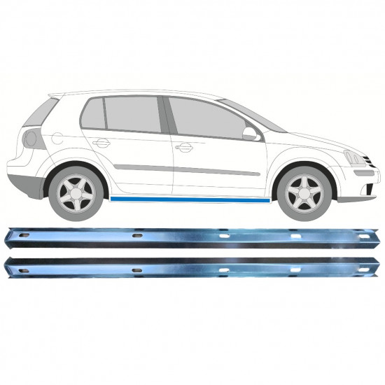 Sottoporta interno per Volkswagen Golf 5 2003-2009 / Sinistra+Destra / Set 11125