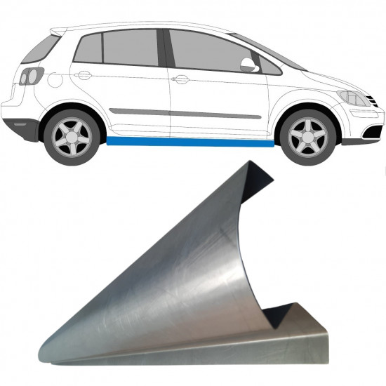 Pannello di riparazione sottoporta lamiera per Volkswagen Golf Plus 2005-2013 / Sinistra = Destra (simmetrico) 11575