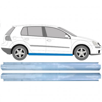 Pannello di riparazione sottoporta lamiera per Volkswagen Golf 5 2003-2009 / Sinistra = Destra (simmetrico) / Set 11311