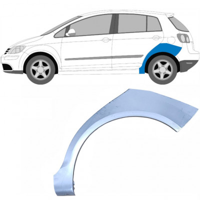 Pannello di riparazione parafango posteriore per Volkswagen Golf Plus 2005-2013 / Sinistra 5199