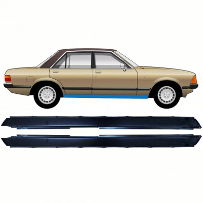Sottoporta Lamiera Completo per Ford Granada 1977-1985 / Sinistra+Destra / Set 11073