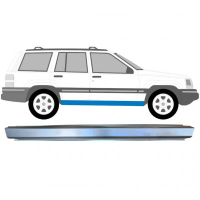 Pannello di riparazione sottoporta lamiera per Jeep Grand Cherokee 1993-1998 / Sinistra = Destra (simmetrico) 5034