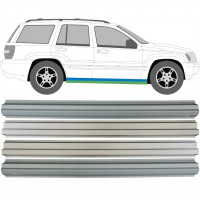 Pannello di riparazione sottoporta interno ed esterno per Jeep Grand Cherokee 1998-2005 / Sinistra+Destra / Set 9482