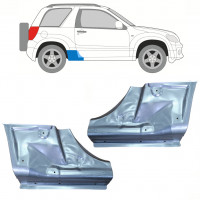 Pannello di riparazione sottoporta sotto la porta per Suzuki Grand Vitara 2005-2014 / Sinistra+Destra / Set 10356