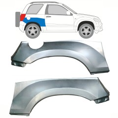 Pannello di riparazione sezione superiore parafango posteriore per Suzuki Grand Vitara 2005-2014 / Sinistra+Destra / Set 10267