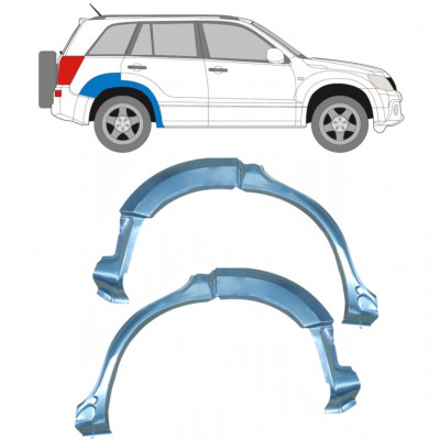 Pannello di riparazione parafango posteriore per Suzuki Grand Vitara 2005-2014 / Sinistra+Destra / Set 9220