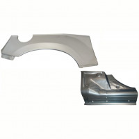 Pannello di riparazione sottoporta e parafango posteriore per Suzuki Grand Vitara 2005-2014 / Destra / Set 10840