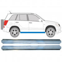 Pannello di riparazione sottoporta lamiera per Suzuki Grand Vitara 2005-2014 / Sinistra+Destra / Set 11337
