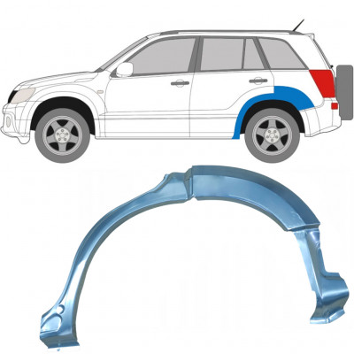 Pannello di riparazione parafango posteriore per Suzuki Grand Vitara 2005-2014 / Sinistra 5991