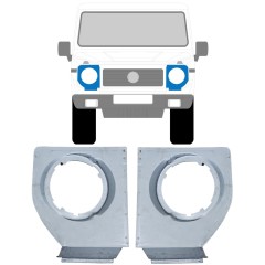 Staffa del faro per Mercedes G-Class W460 W461 W463 1979-2017 / Sinistra+Destra / Set 11896