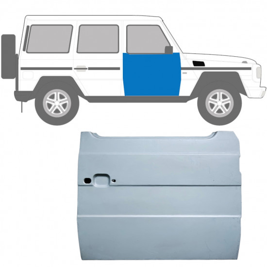 Pannello di riparazione porta anteriore alta per Mercedes G-Class W460 W461 W463 1979- / Destra 5547
