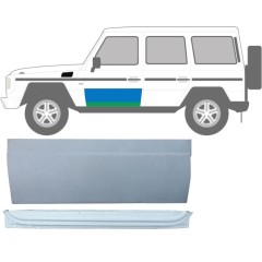 Lamiera di riparazione interno ed esterno porta anteriore per Mercedes G-Class W460 W461 W463 1979- / Sinistra / Set 9466