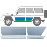 Lamiera di riparazione interno ed esterno porta anteriore e posteriore per Mercedes G-Class W460 W461 W463 1979-2017 / Sinistra / Set 9470