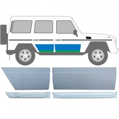 Lamiera di riparazione interno ed esterno porta anteriore e posteriore per Mercedes G-Class W460 W461 W463 1979-2017 / Destra / Set 9469
