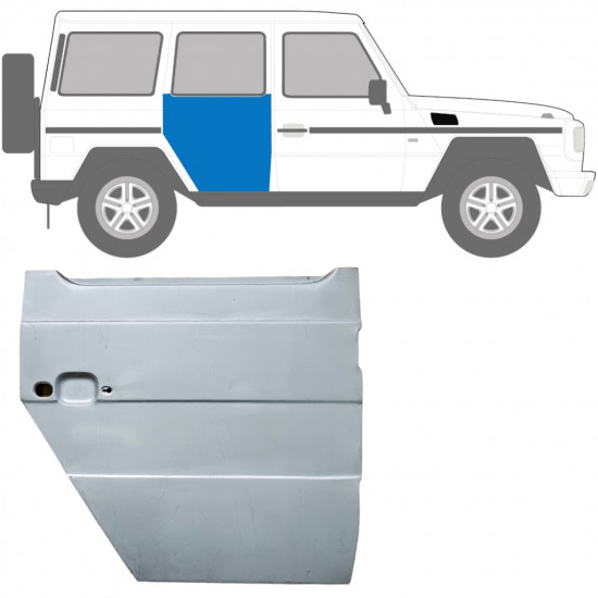 Pannello di riparazione porta posteriore alta per Mercedes G-Class W460 W461 W463 1979- / Destra 5415
