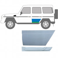 Lamiera di riparazione interno ed esterno porta posteriore per Mercedes G-Class W460 W461 W463 1979- / Sinistra / Set 9468