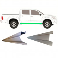 Pannello di riparazione sottoporta interno ed esterno per Toyota Hilux 2005-2015 / Sinistra = Destra (simmetrico) / Set 11460