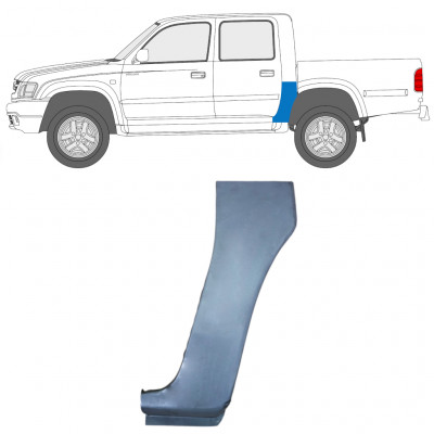 Lamiera di riparazione dell'angolo posteriore per Toyota Hilux 1998-2005 / Sinistra 7661