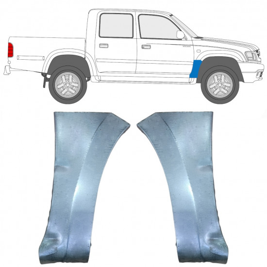 Pannello di riparazione parafango anteriore per Toyota Hilux 1998-2005 / Sinistra+Destra / Set 10068