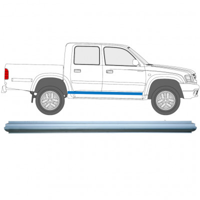 Pannello di riparazione sottoporta lamiera per Toyota Hilux 1998-2005 / Sinistra = Destra (simmetrico) 7073