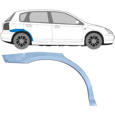 Pannello di riparazione parafango posteriore per Honda Civic 2001-2005 / Destra 5379