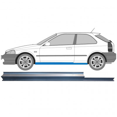 Pannello di riparazione sottoporta lamiera per Honda Civic EJ EK 1995-2001 / Sinistra 6633