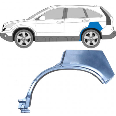Pannello di riparazione parafango posteriore per Honda CR-V 2006-2011 / Sinistra 6645