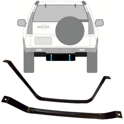 Cinghie serbatoio carburante per Honda CR-V 2001-2006 DIESEL 9323