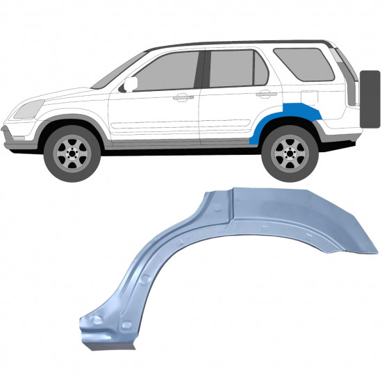 Pannello di riparazione parafango posteriore per Honda CR-V 2001-2006 / Sinistra 7008