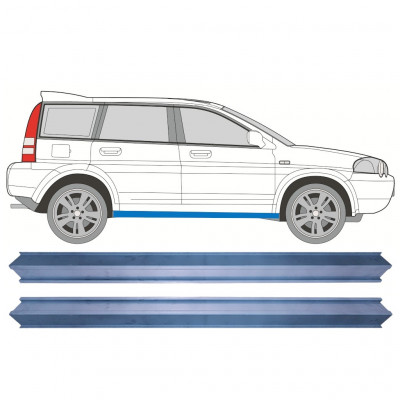 Pannello di riparazione sottoporta lamiera per Honda HR-V 1999-2006 / Sinistra = Destra (simmetrico) / Set 11281