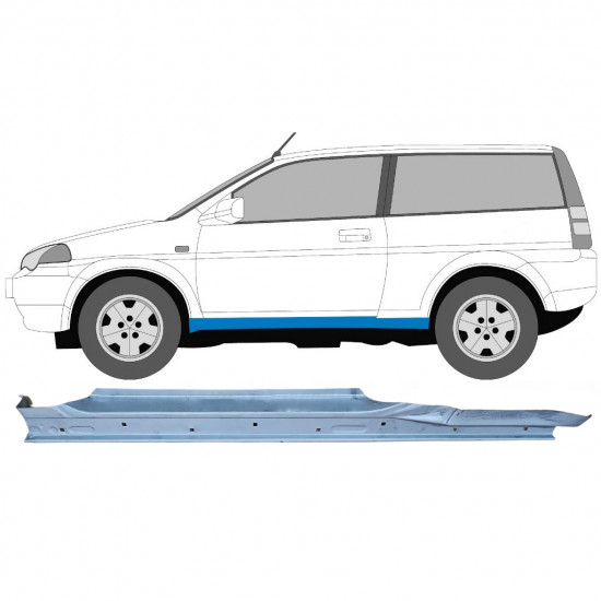 Sottoporta Lamiera Completo per Honda HR-V 1999-2006 / Sinistra 5856