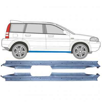 Sottoporta Lamiera Completo per Honda HR-V 1999-2006 / Sinistra+Destra / Set 9511