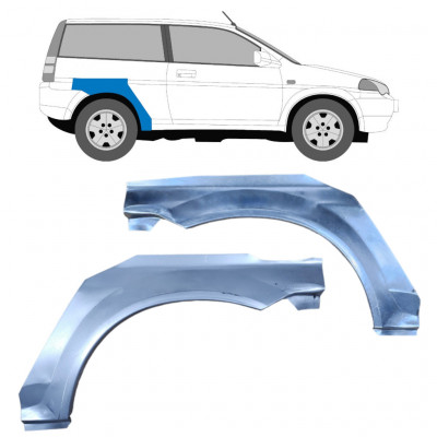 Pannello di riparazione parafango posteriore per Honda HR-V 1999-2006 / Sinistra+Destra / Set 9206