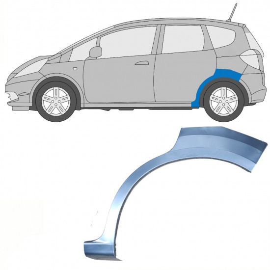 Pannello di riparazione parafango posteriore per Honda Jazz 2008-2015 / Sinistra 8483