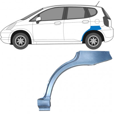 Pannello di riparazione parafango posteriore per Honda Jazz 2002-2008 / Sinistra 6180