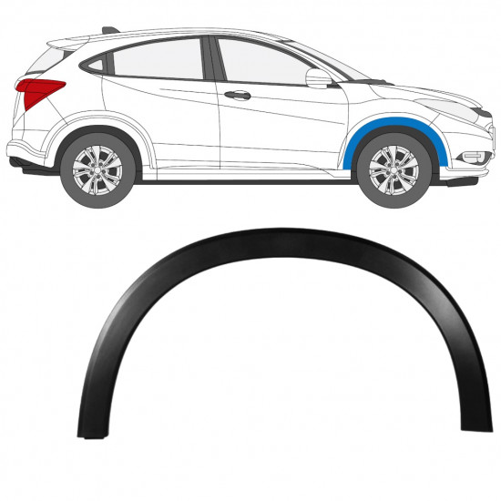 Modanatura parafango anteriore per Honda HR-V 2015-2021 / Destra 12555
