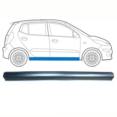 Pannello di riparazione sottoporta lamiera per Hyundai i10 2008-2013 / Sinistra = Destra (simmetrico) 8517