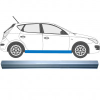 Pannello di riparazione sottoporta lamiera per Hyundai i30 2007-2012 / Sinistra = Destra (simmetrico) 6654