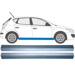 Pannello di riparazione sottoporta lamiera per Hyundai i30 2007-2012 / Sinistra+Destra / Set 11351