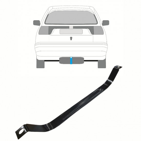 Cinghie serbatoio carburante per Seat Ibiza Cordoba 1993-2002 10184