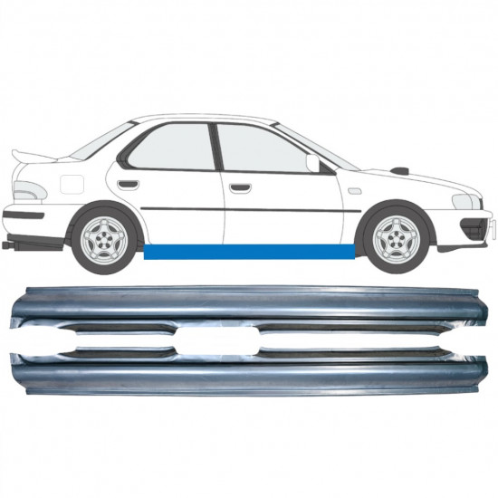 Sottoporta Lamiera Completo per Subaru Impreza GC GF 1992-2000 / Sinistra+Destra / Set 9151