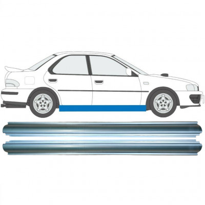 Pannello di riparazione sottoporta lamiera per Subaru Impreza GC GF 1992-2000 / Sinistra = Destra (simmetrico) / Set 9152