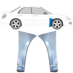 Pannello di riparazione parafango anteriore per Subaru Impreza GD GG 2000-2007 / Sinistra+Destra / Set 10605
