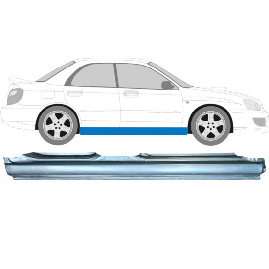 Sottoporta Lamiera Completo per Subaru Impreza GD GG 2000-2007 / Destra 7011
