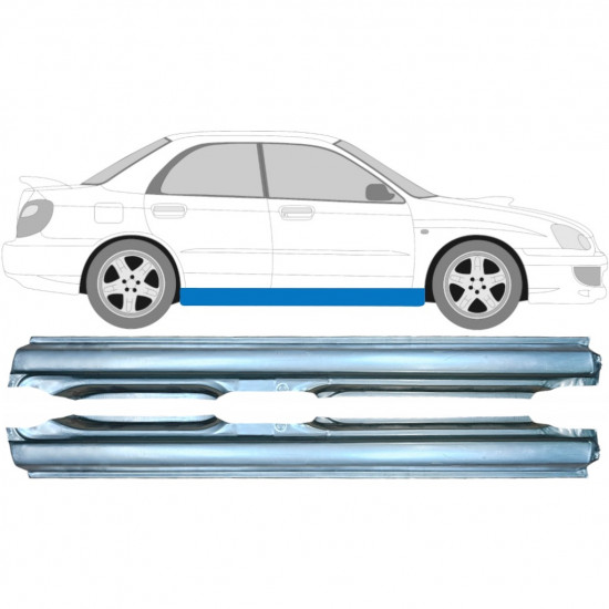 Sottoporta Lamiera Completo per Subaru Impreza GD GG 2000-2007 / Sinistra+Destra / Set 9157
