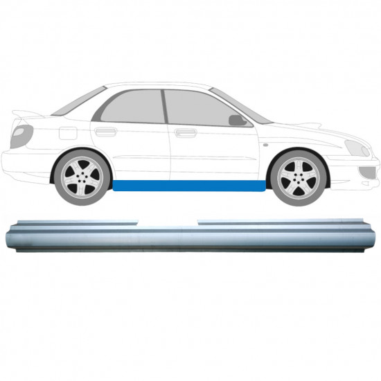 Pannello di riparazione sottoporta lamiera per Subaru Impreza GD GG 2000-2007 / Destra 7013