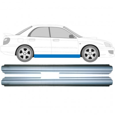Pannello di riparazione sottoporta lamiera per Subaru Impreza GD GG 2000-2007 / Sinistra = Destra (simmetrico) / Set 9159