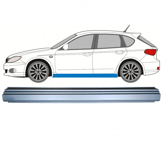 Pannello di riparazione sottoporta lamiera per Subaru Impreza GH GR 2007-2013 / Sinistra 7354