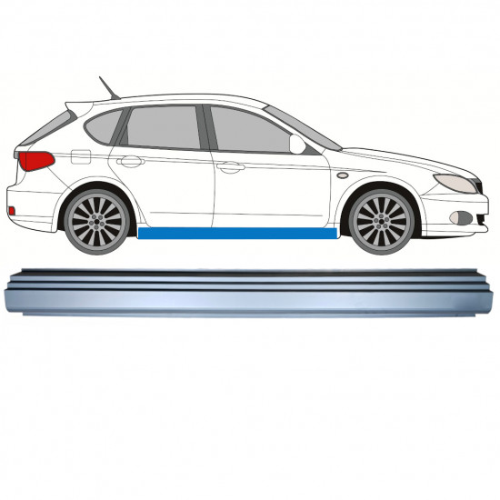 Pannello di riparazione sottoporta lamiera per Subaru Impreza GH GR 2007-2013 / Destra 7355
